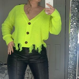 neon sweater top